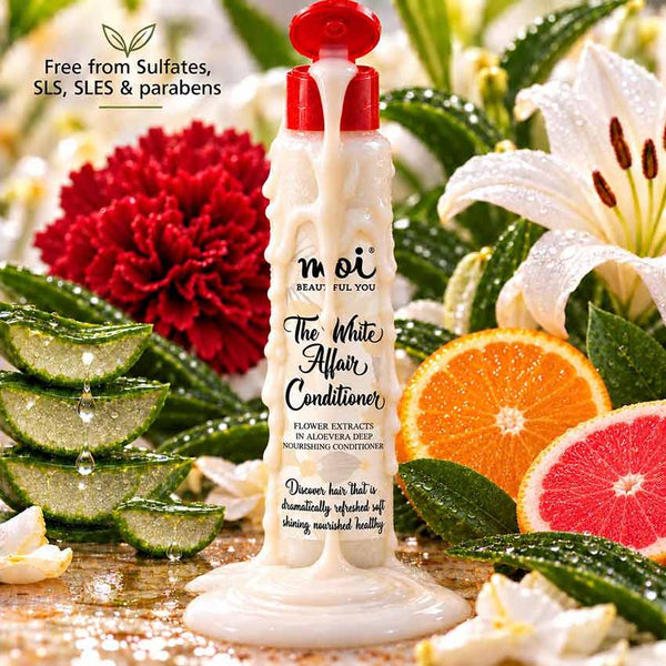 THE WHITE AFFAIR CONDITIONER with ALOEVERA