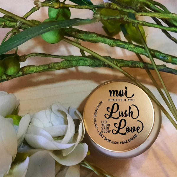 Lush Love --  Glowing Night Cream (Oily Skin)